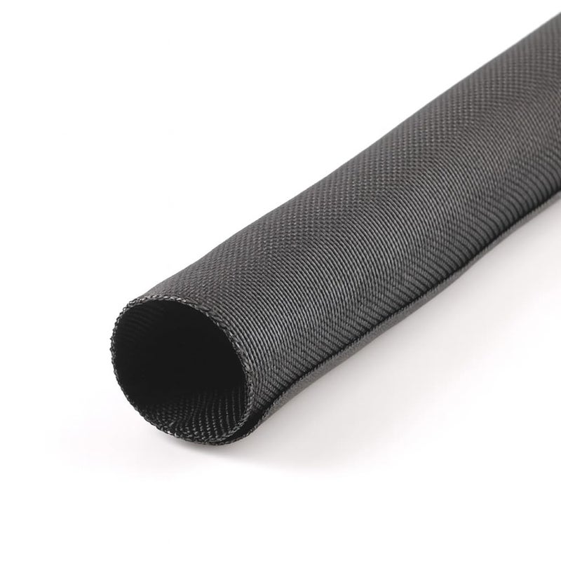 MGI SpeedWare Woven Mesh Split-Sleeve Wire Loom for High-Temperature Automotive Harness and Home Cable Management 25 feet (3/4") - Image 1